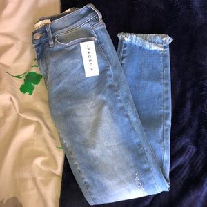 Pacsun Light Wash Ankle Jeggings